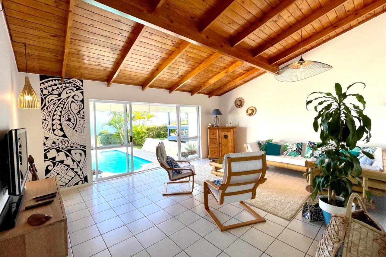 Villa Tiare Amazing View - Private Pool - 4 Bedrooms- Up To 7 Pers Punaauia  Eksteriør bilde